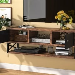Malady Floating Lounge Bedroom TV Console Cabinet Shelve Stand Decor